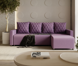 Угловой диван-кровать Челси, рогожка