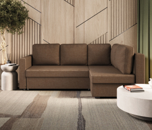 Угловой диван Джессика 2 правый (УП), рогожка