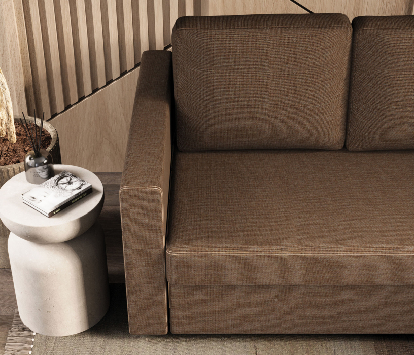 Диваны угловые в гостиную, Угловой диван Джессика 2 правый (УП), рогожка