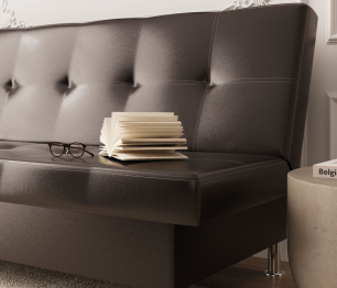 Диван-кровать Бомонд, экокожа