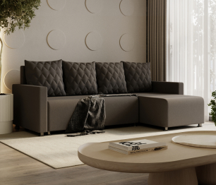 Угловой диван-кровать Челси, рогожка