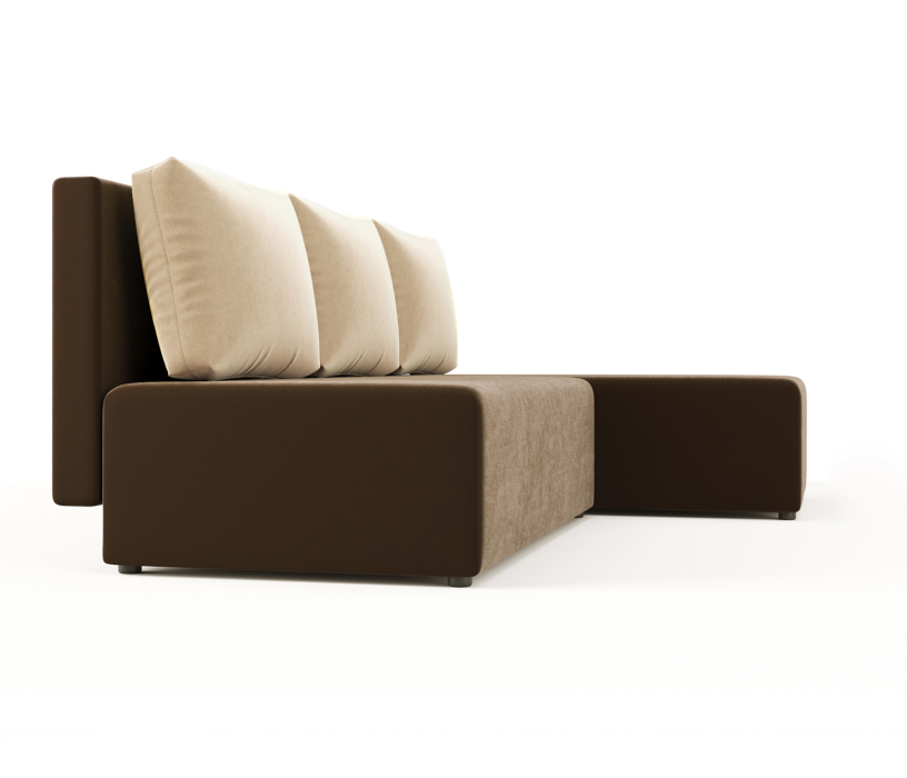 Диваны угловые, Диван-кровать Комо угловой, микровелюр