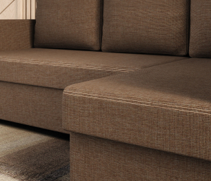 Угловой диван Джессика 2 правый (УП), рогожка